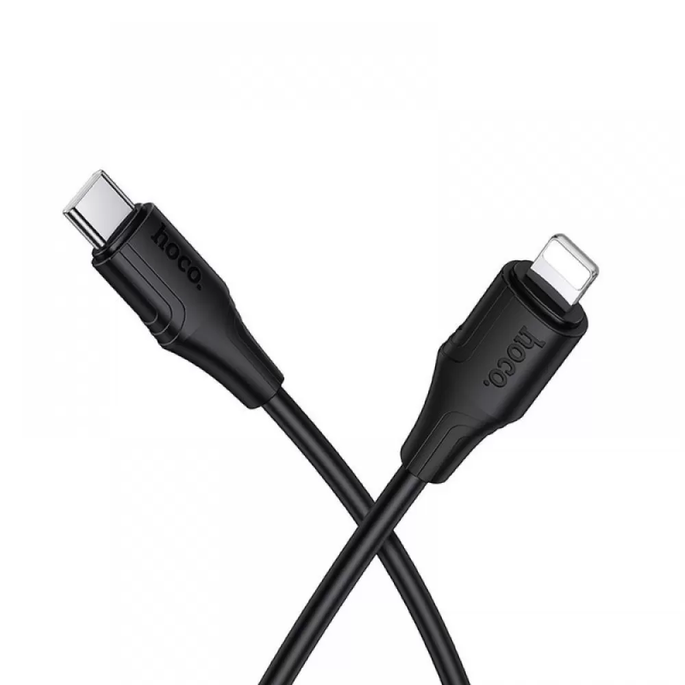 USB kabal type C  na Lightning  Hoco 27W 1 m X124 crni