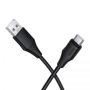 USB kabal type C Hoco 3A 1 m X124 crni