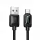 USB A na USB C kabl sa LCD ekranom Hoco 3A 1,2 m U146 crni