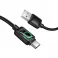 USB A na USB C kabl sa LCD ekranom Hoco 3A 1,2 m U146 crni