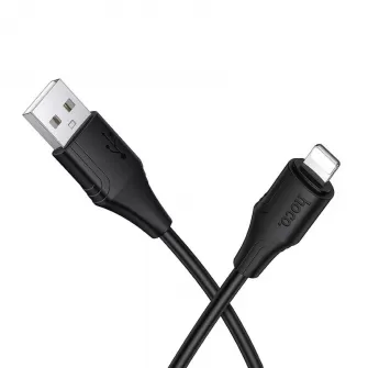 USB kabal  Lightning Hoco 2,4A 1 m X124 crni