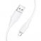 Silikonski USB A na Lightning kabl Hoco 2,4A 1 m X124 beli