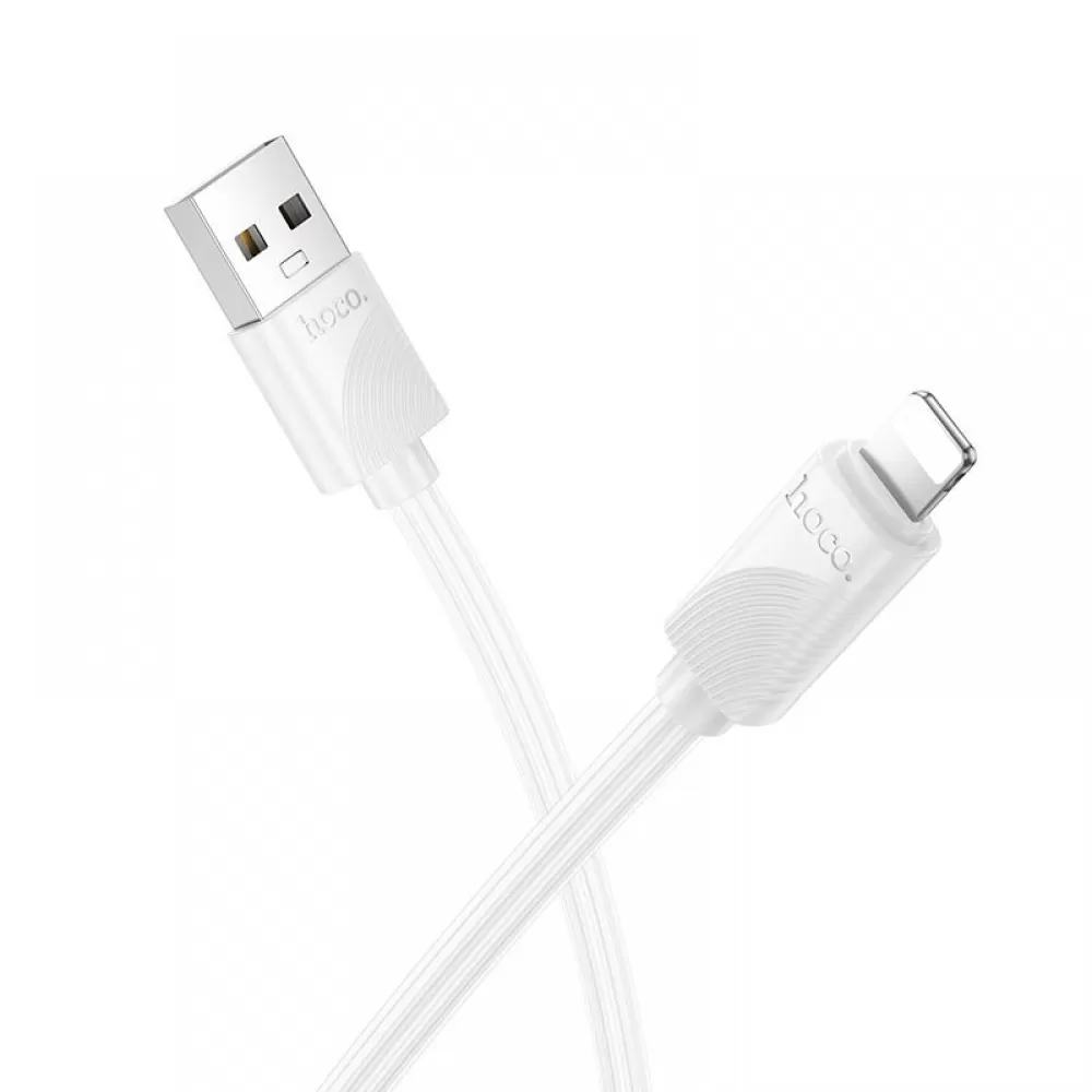 USB A na Lightning kabl Hoco 2,4A 1 m X114 beli