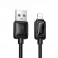 USB kabal Lightning sa LCD ekranom Hoco 2,4A 1,2 m U146 crni