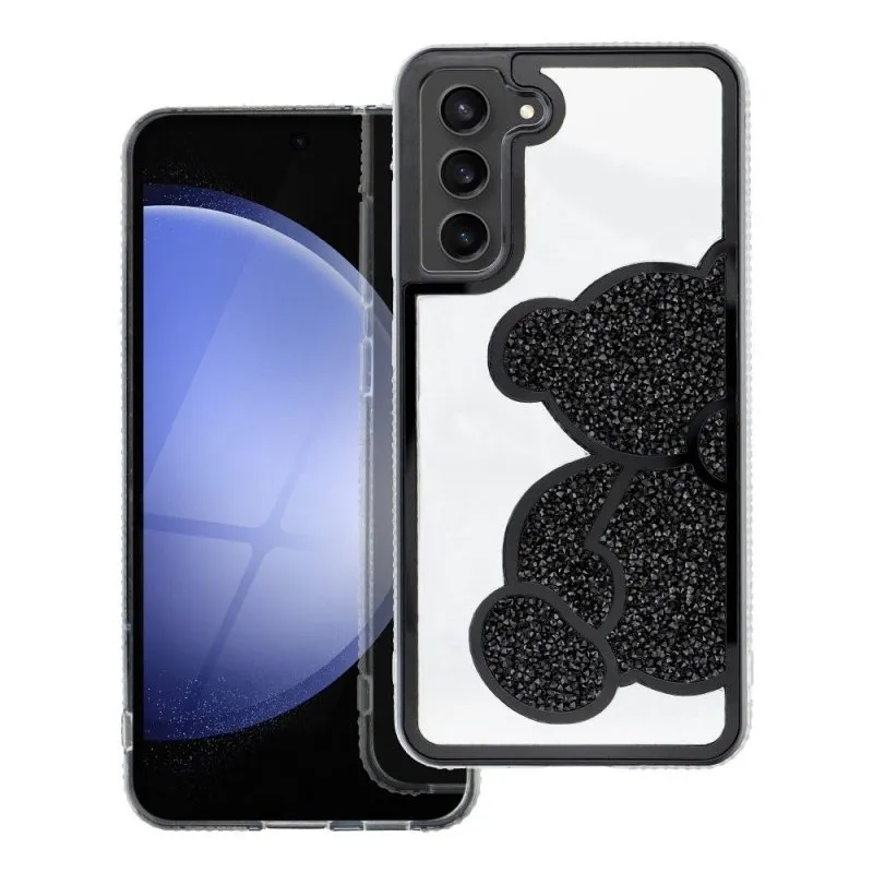 Futrola TEDDY BEAR za SAMSUNG S26 Ultra crna