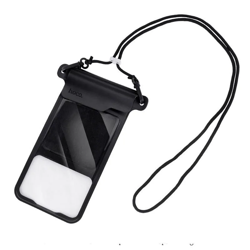Vodootporna futrola za mobilni telefon Hoco BAG31 crna
