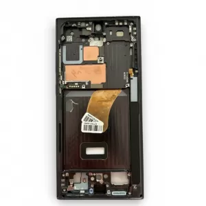 Frame + volume flet + On /Off za Samsung S918 Galaxy S23 Ultra crna FULL ORG EU SH