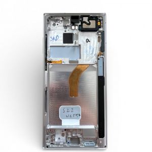 Kuciste (Frame) za Samsung S908 Galaxy S22 Ultra silver