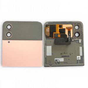 Gornji poklopac sa LCD za Samsung Z Flip 4 (gornja polovina) roze (vidljivi tragovi koriscenja) FULL ORG EU SH