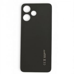 Poklopac baterije (bez stakla kamere) za Xiaomi Redmi 12 5G crni I klasa FULL ORG EU - SH