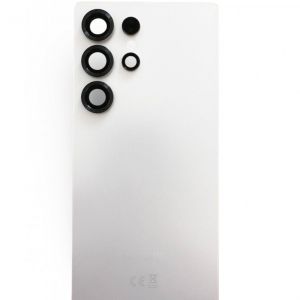 Poklopac baterije + staklo kamere za Samsung S938B Galaxy S25 Ultra beli FULL ORG EU - SH