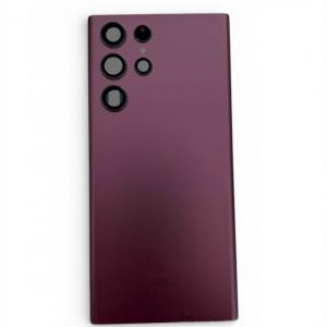 Poklopac baterije + staklo kamere za Samsung S908 Galaxy S22 Ultra ljubicasti (vidljivi tragovi koriscenja) FULL ORG EU SH