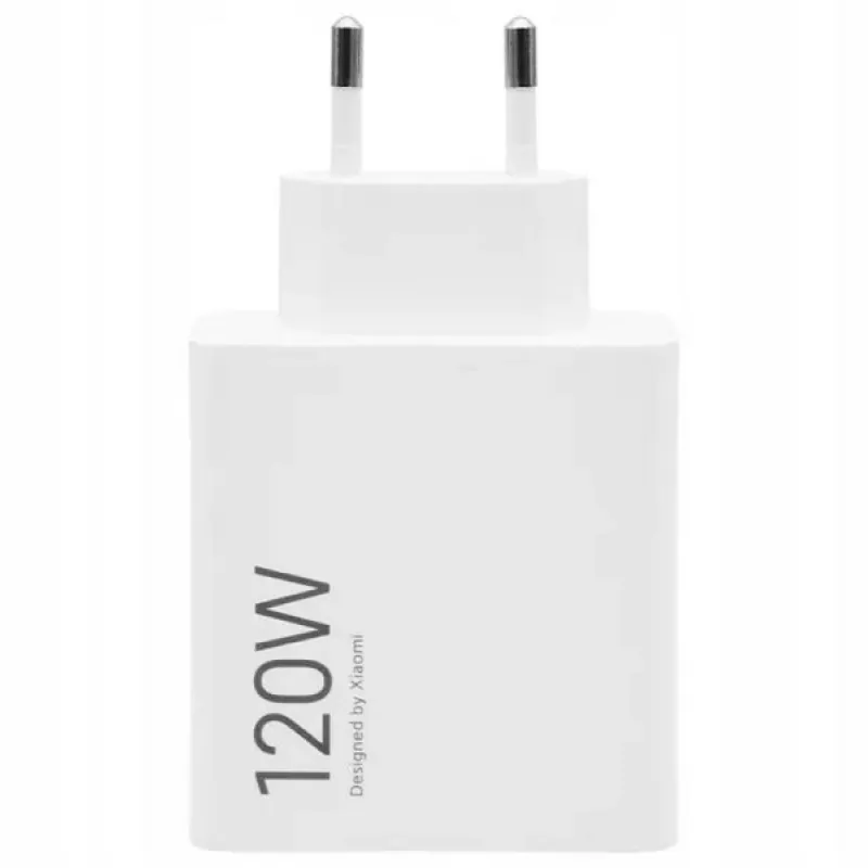 Xiaomi originalni punjac USB A QC3.0 6A 120W MDY-14-EE + data kabl (kabal) USB A na Type C 6A 1 m beli