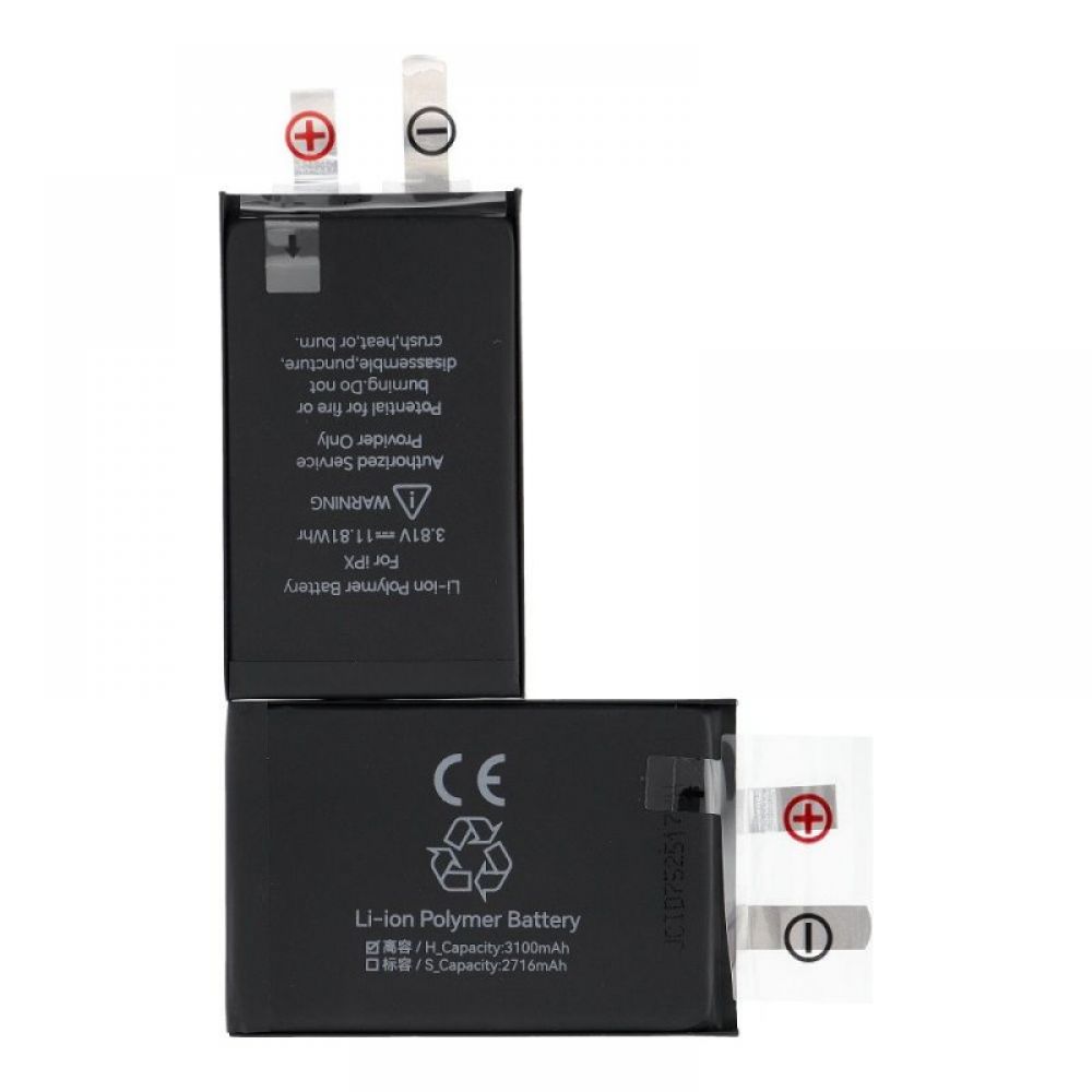 JCID baterija bez BMS-a za iPhone X (high capacity)