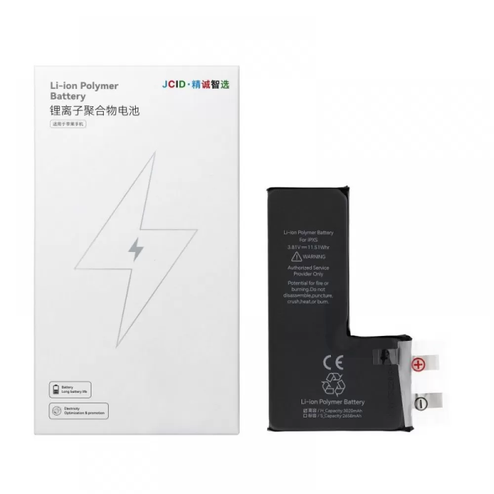 JCID baterija bez BMS-a za iPhone Xs (high capacity)