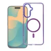 Futrola FRAME CLEAR HYBRID za kompatibilna sa MagSafe za Samsung S26 Plus ljubicasta