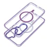 Futrola FRAME CLEAR HYBRID za kompatibilna sa MagSafe za Samsung S26 Plus ljubicasta