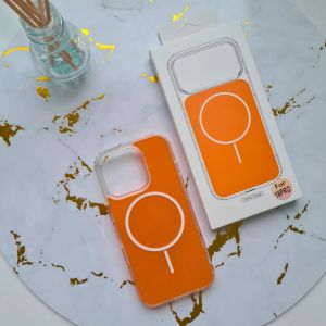 Futrola Orange Magsafe za Samsung Galaxy A07 crna