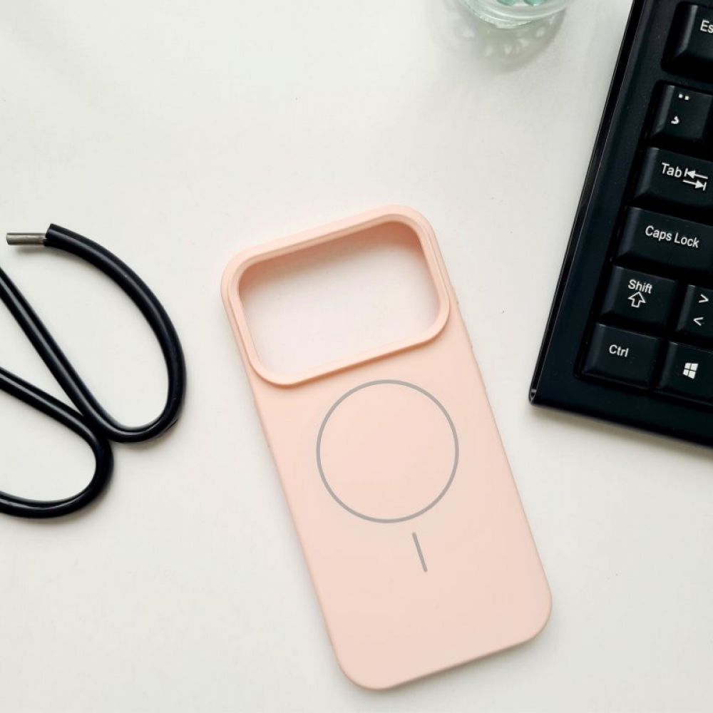 Silikonska Futrola SOFT X-Cell Magsafe za iPhone 17 Pro Max roze