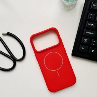 Silikonska Futrola SOFT X-Cell Magsafe za iPhone 17 crvena