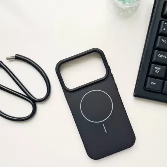 Silikonska Futrola SOFT X-Cell Magsafe za iPhone 17 Pro Max crna