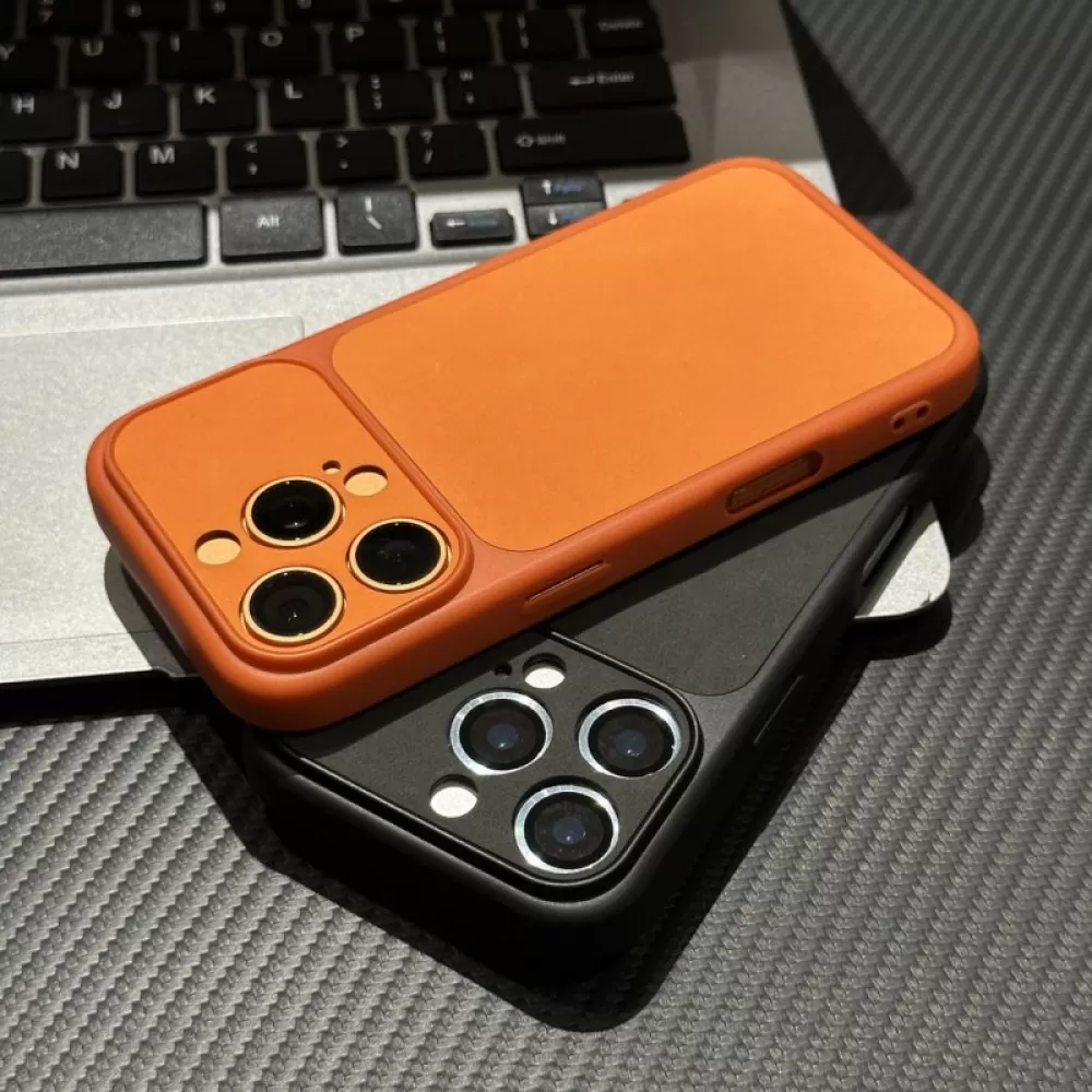 Futrola Leather Matt za iPhone 17 narandzasta