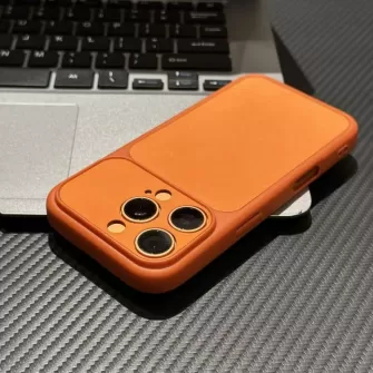 Futrola Leather Matt za iPhone 16 narandzasta