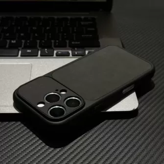 Futrola Leather Matt za iPhone 16 Pro crna