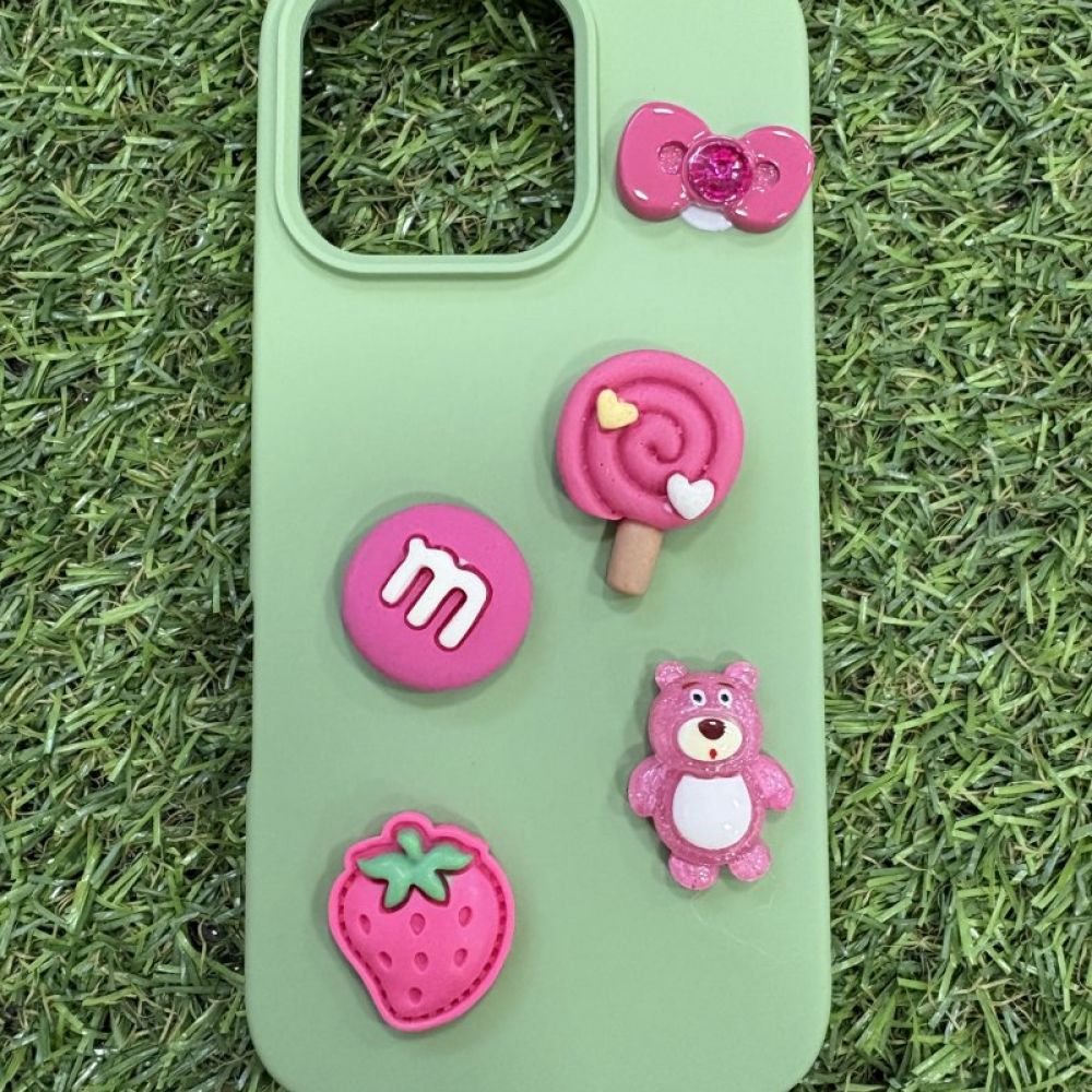 3D Stikeri za futrolu pink (5 komada)