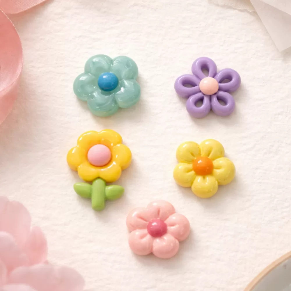 3D Stikeri za futrolu flower (5 komada)