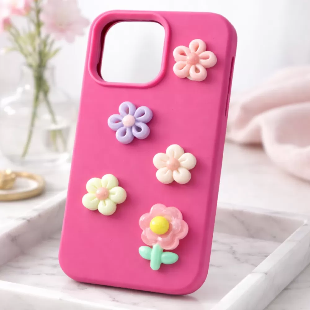 3D Stikeri za futrolu flower (5 komada)