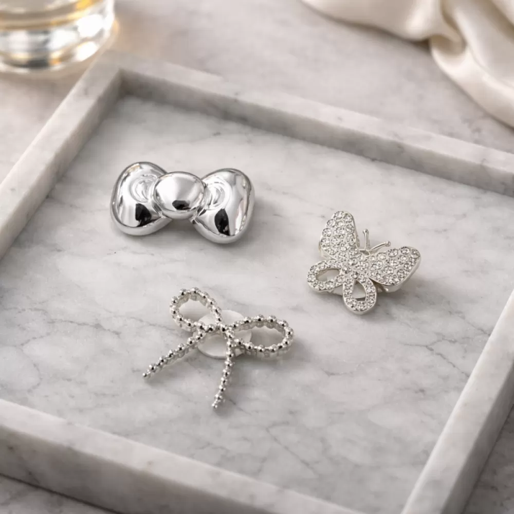 Stikeri za futrolu srebrni (3 komada)