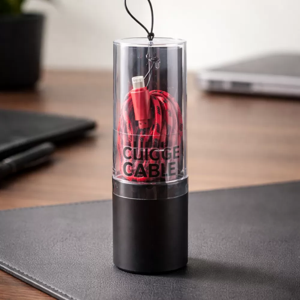 USB kabal ADAPTIVE FAST CHARGING PERTLA iPhone lightning crveno crni