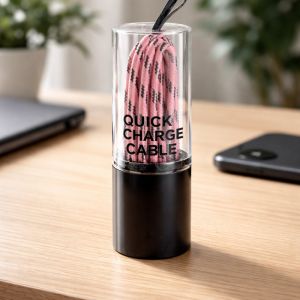 USB kabal ADAPTIVE FAST CHARGING PERTLA Type-C (Tip-C) roze crni 