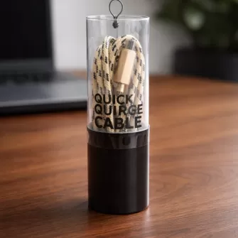 USB kabal ADAPTIVE FAST CHARGING PERTLA Type-C (Tip-C) zlatno-crni 