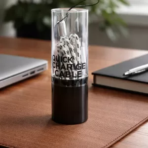 USB kabal ADAPTIVE FAST CHARGING PERTLA Type-C (Tip-C) belo crni