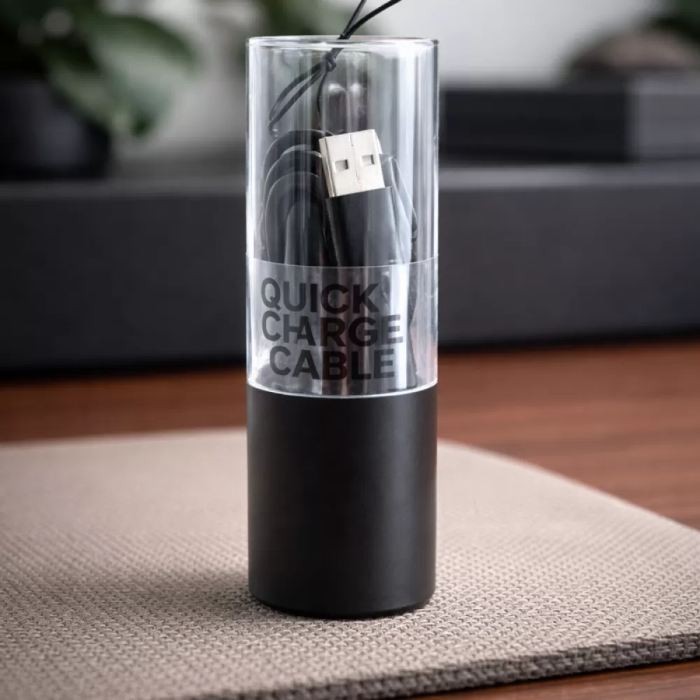 USB kabal ADAPTIVE FAST CHARGING PERTLA Type-C (Tip-C) crni 