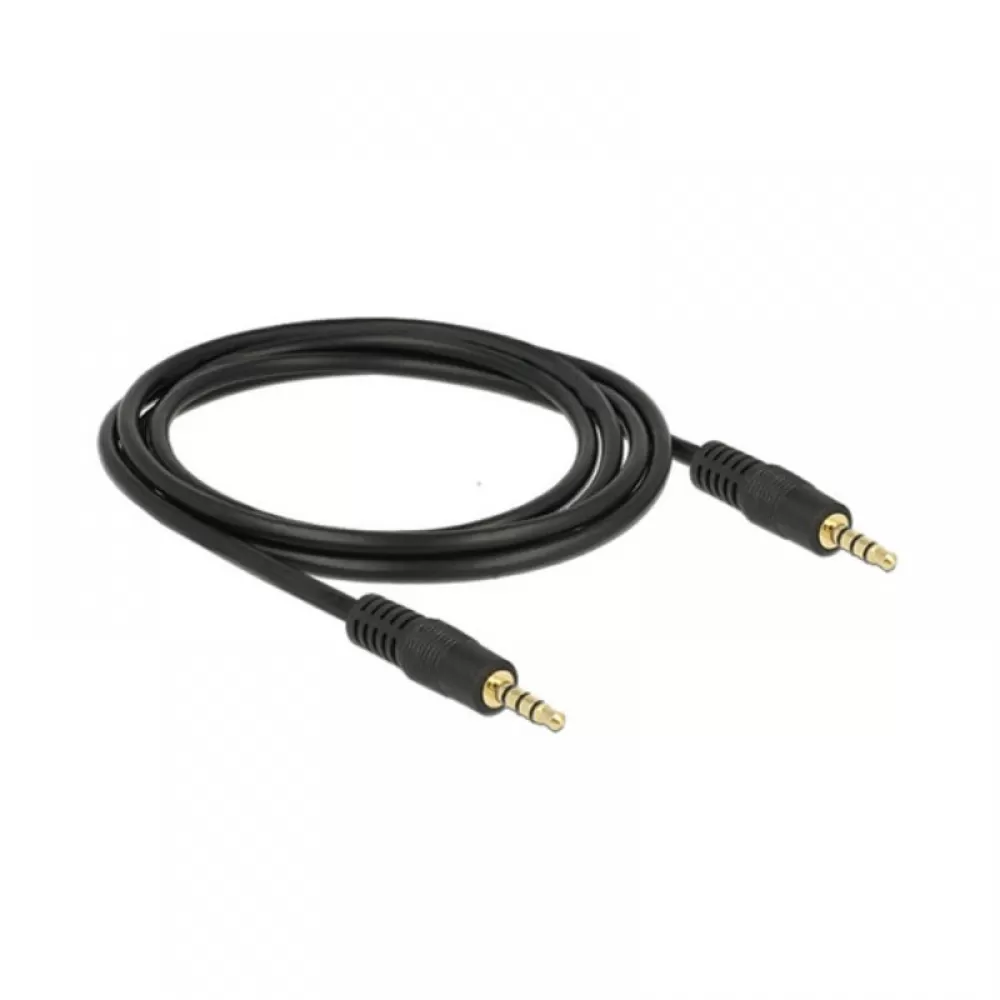Audio Aux kabal OBENIM 3.5mm 1m pravi crni