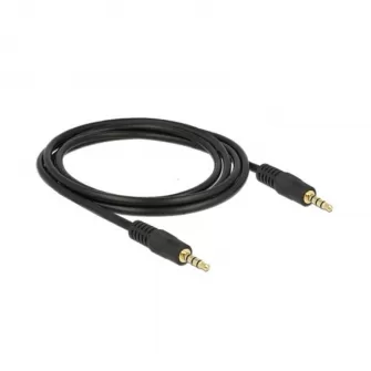 Audio Aux kabal OBENIM 3.5mm 1m pravi crni