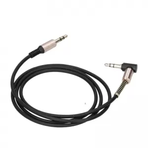 Audio Aux kabal OBENIM 3.5mm 1m kosi crni