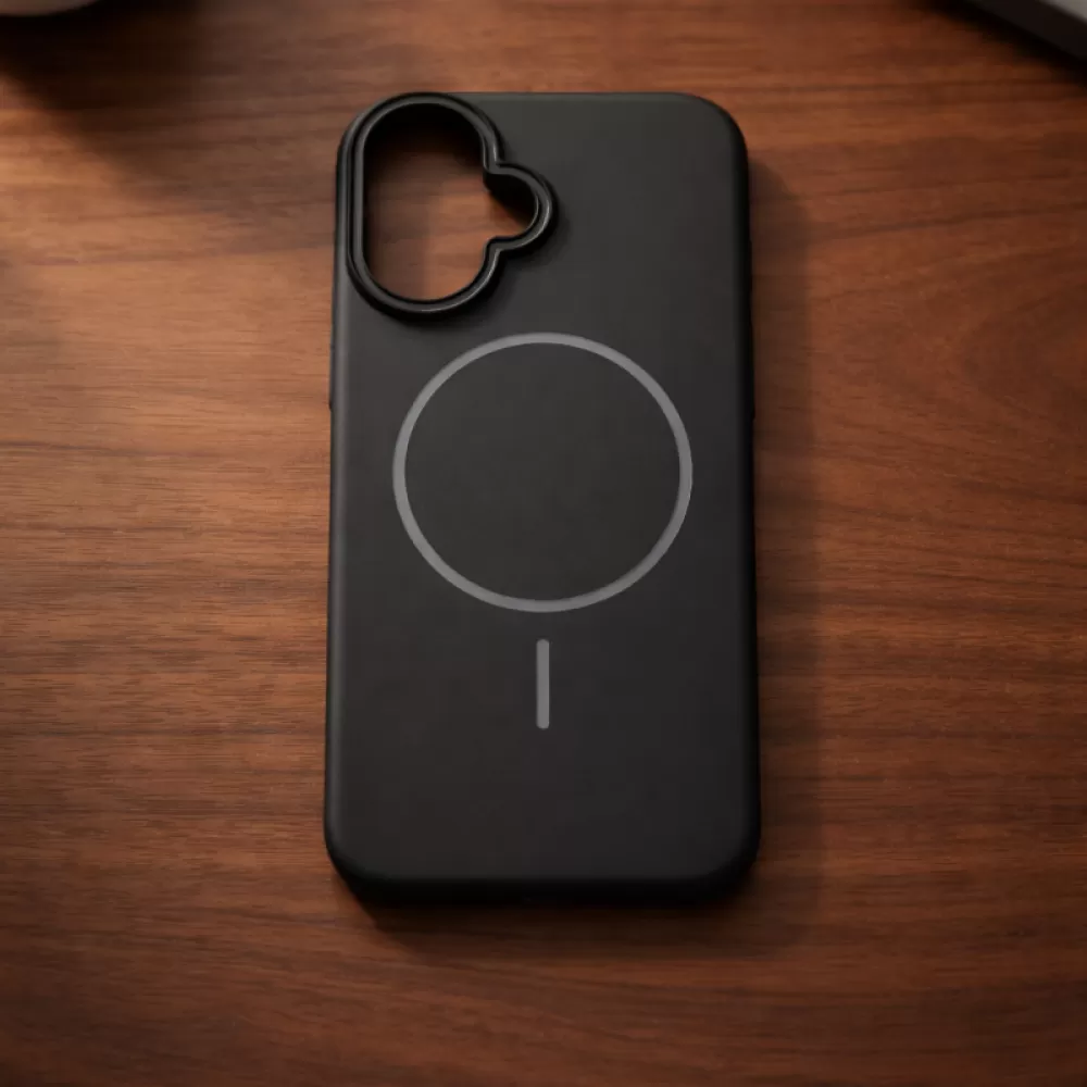 Futrola Color Thin Mag za iPhone 16 Plus crna