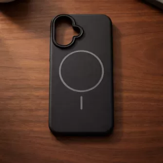 Futrola Color Thin Mag za iPhone 16 Plus crna