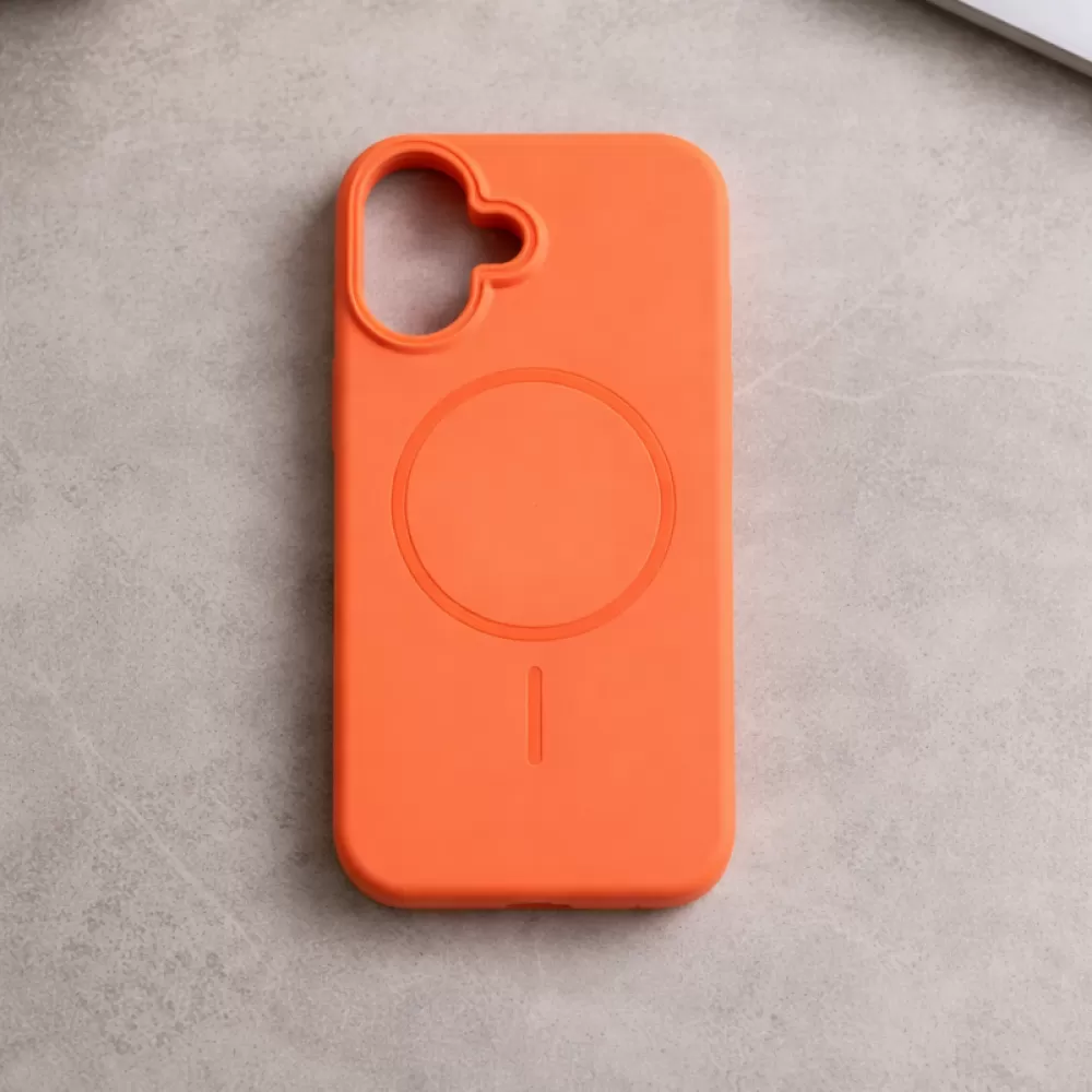 Futrola Color Thin Mag za iPhone 16 Pro narandzasta