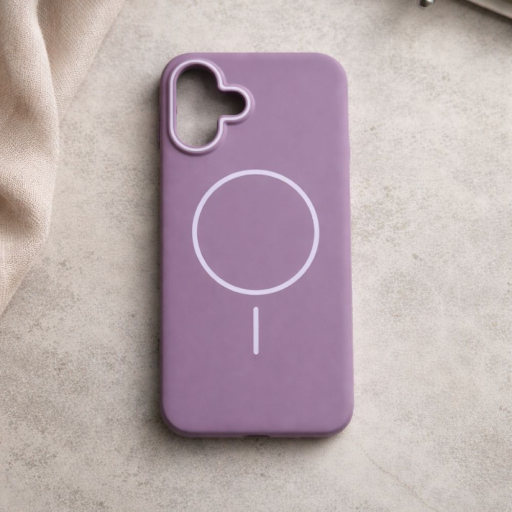 Futrola Color Thin Mag za iPhone 16 ljubicasta