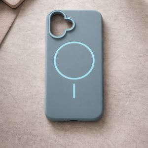 Futrola Color Thin Mag za iPhone 17 Pro Max sivo plava