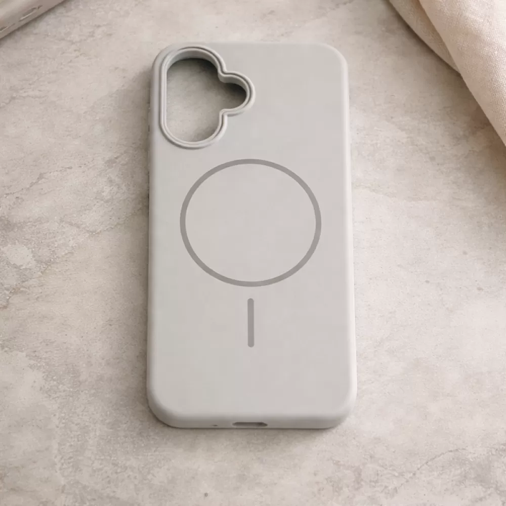 Futrola Color Thin Mag za iPhone 16 Pro Max siva