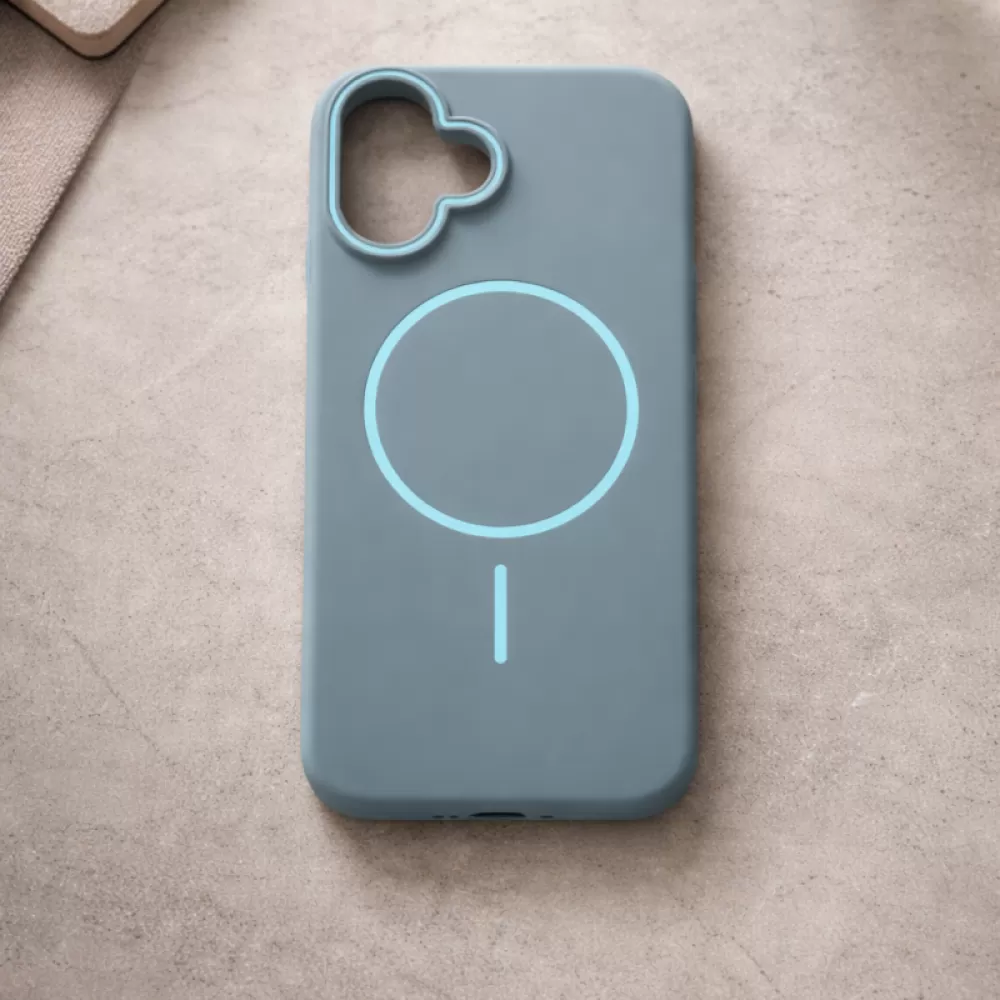 Futrola Color Thin Mag za iPhone 17 Pro sivo plava