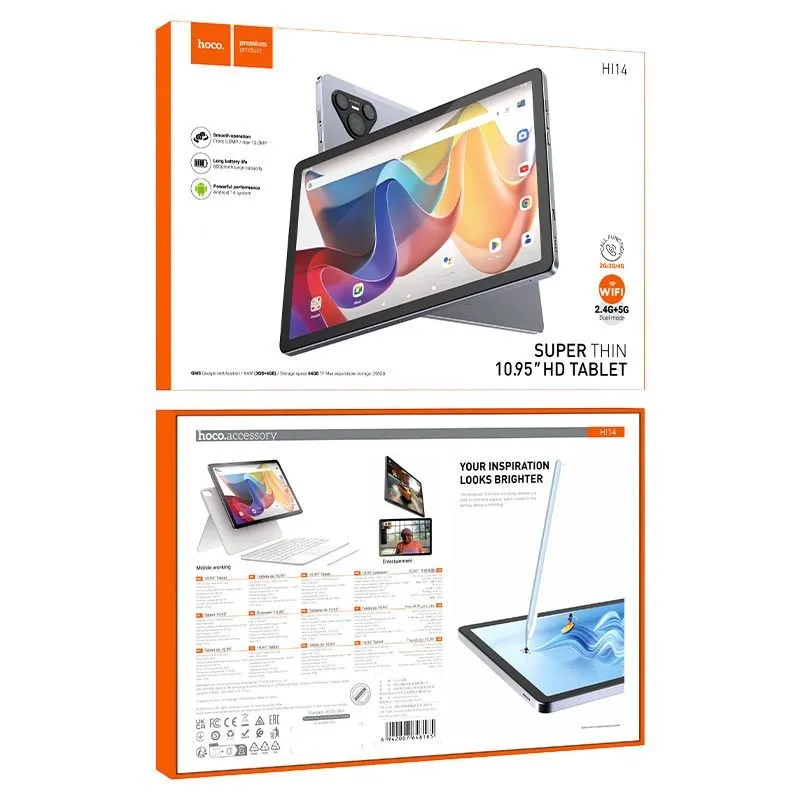 Tablet 10,95" 3GB/64GB Hoco HD Wi-Fi SIM Android HI14 starry gray