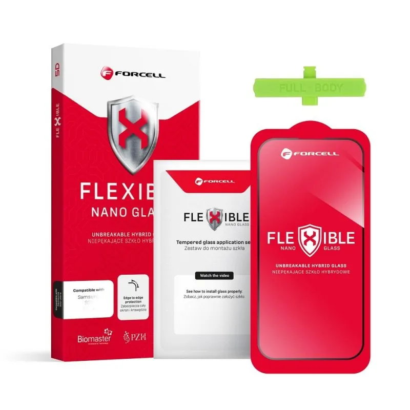 Zastitno staklo Forcell Flexible Nano 5D za iPhone 17 AIR