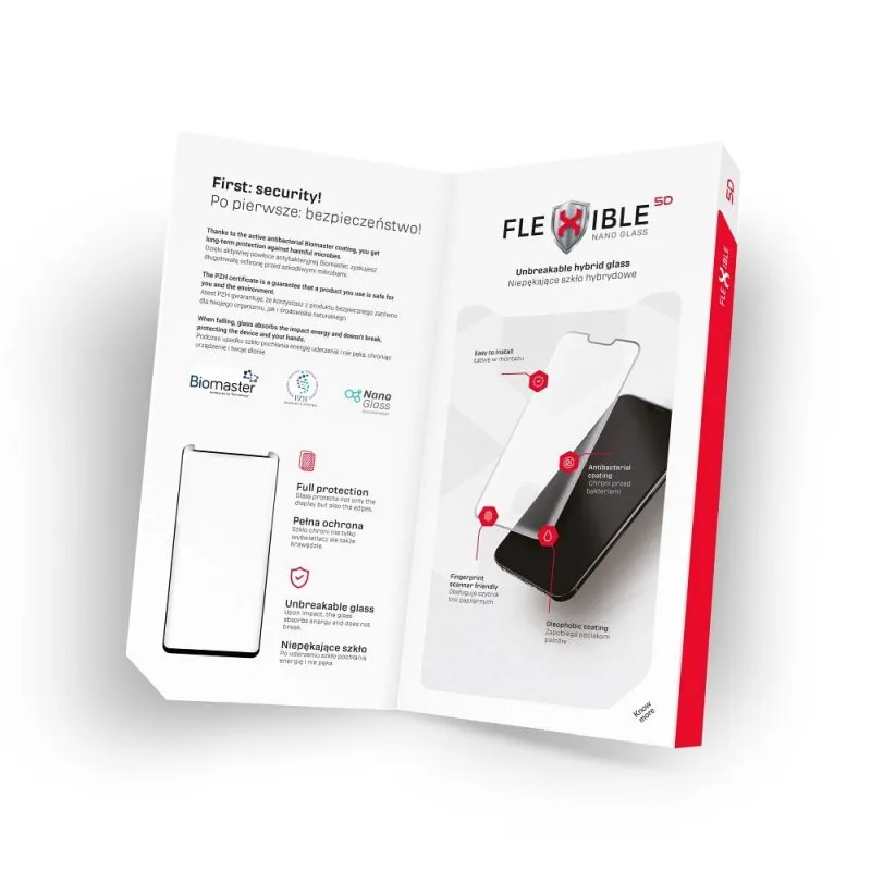 Zastitno staklo Forcell Flexible Nano 5D za iPhone 16 PRO MAX